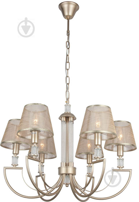 Люстра підвісна Victoria Lighting Sicilia/SP6 6x40 Вт E14 бронза - фото 1