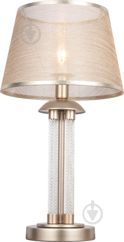 Настільна лампа декоративна Victoria Lighting Sicilia/TL1 1x40 Вт E14 бронза - фото 1