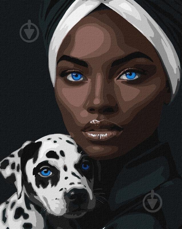 Картина по номерам Голубой взгляд 40х50 см см Ideyka - фото 1 Картина по номерам Голубой взгляд 40х50 см см Ideyka - фото 1