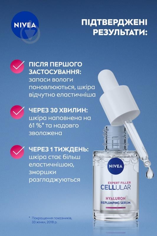 Сыворотка Nivea CELLULAR EXPERT FILLER 15 мл - фото 4 Сыворотка Nivea CELLULAR EXPERT FILLER 15 мл - фото 4