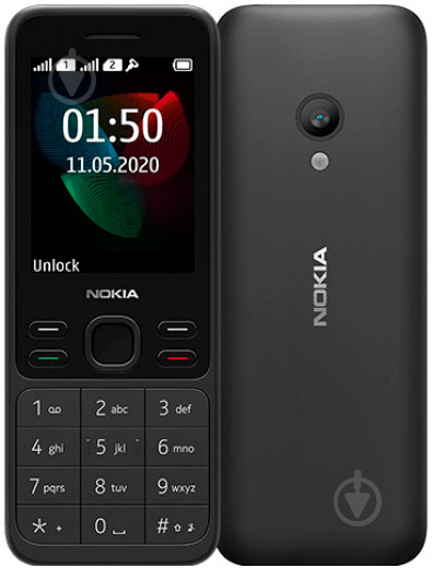 Мобільний телефон Nokia 150 Dual Sim black TA-1235 - фото 1