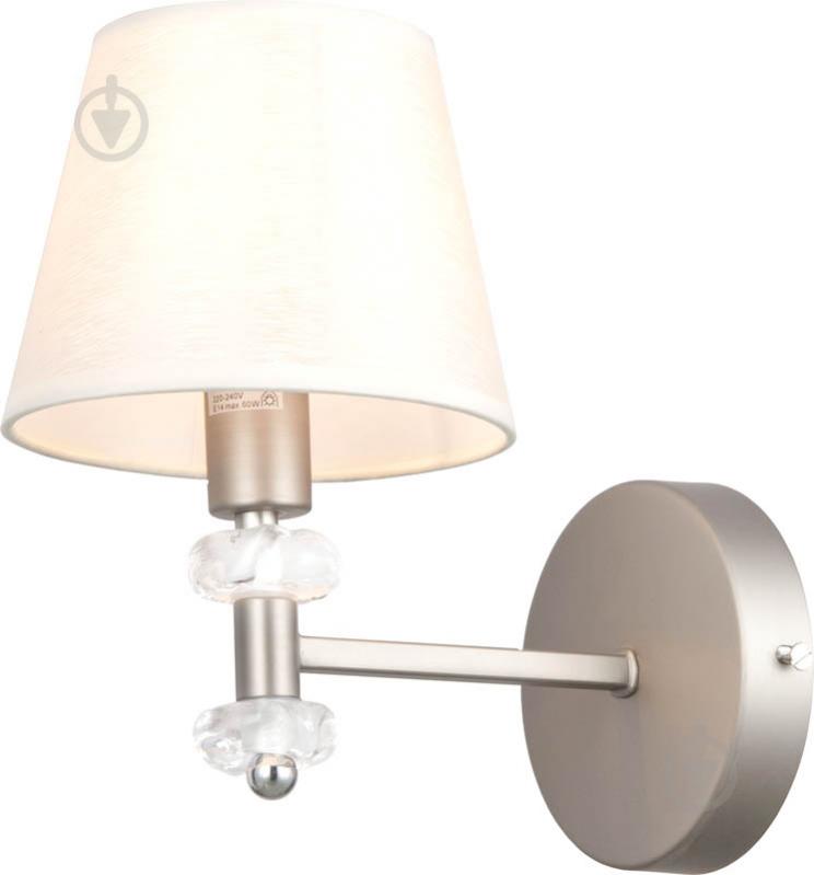 Бра Victoria Lighting Vela/AP1 1x40 Вт E14 нікельбежевий - фото 1