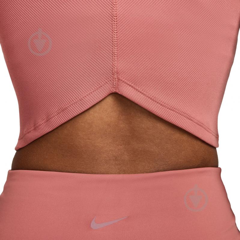 Топ Nike ONE RIB SS TOP CAPSULE FV7874-634 р.M рожевий - фото 4