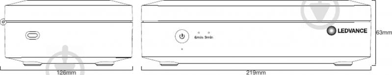 Бокс для стерилізації портативний Ledvance Sterilisation box 5V 1А USB - фото 3