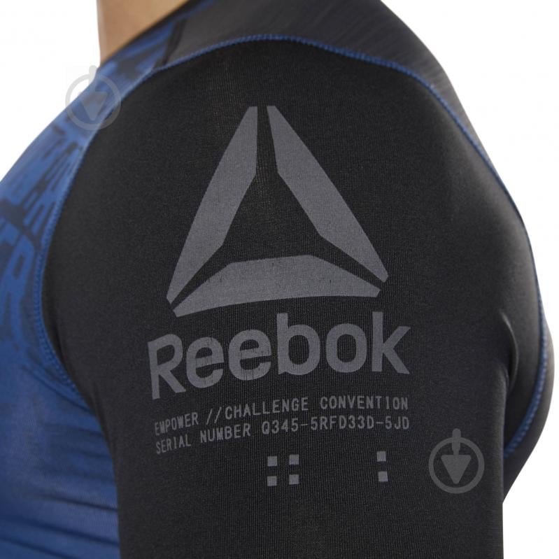 Футболка Reebok AC Graphic Comp Tee D93804 S синій - фото 3