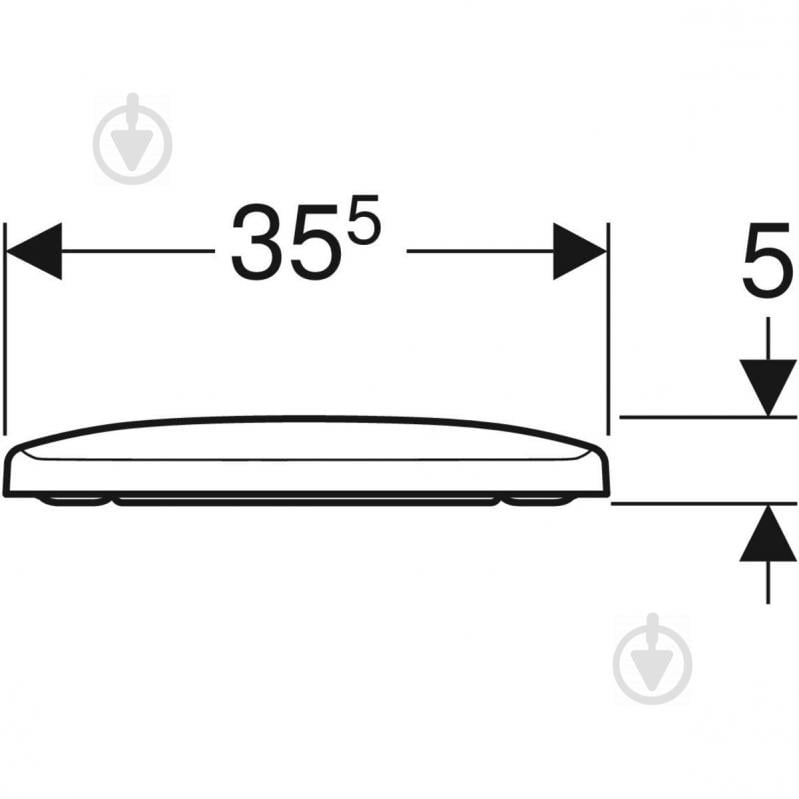 Сиденье для унитаза Geberit Selnova Square 500.336.01.1 с кришкой - фото 4