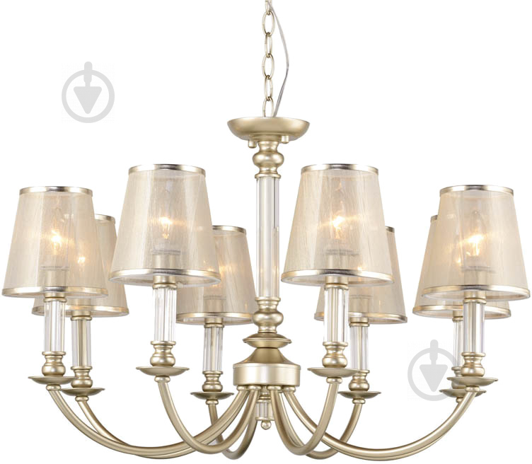 Люстра подвесная Victoria Lighting Valeria/SP8 8x40 Вт E14 бронза - фото 1