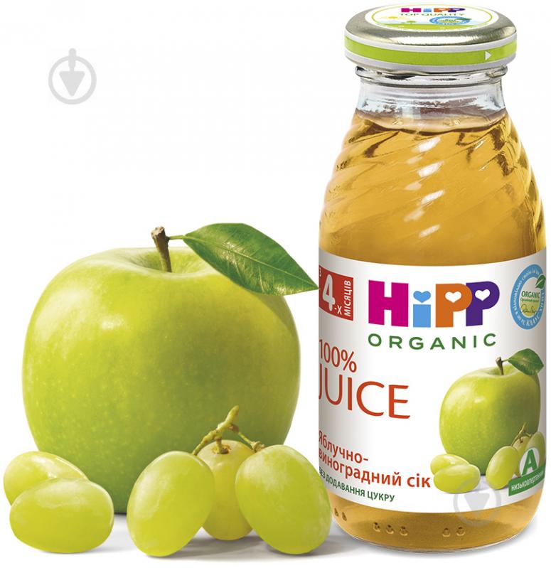 ᐉ Сок Hipp Яблочно-виноградный 200 мл • Купить в Киеве, Украине ...