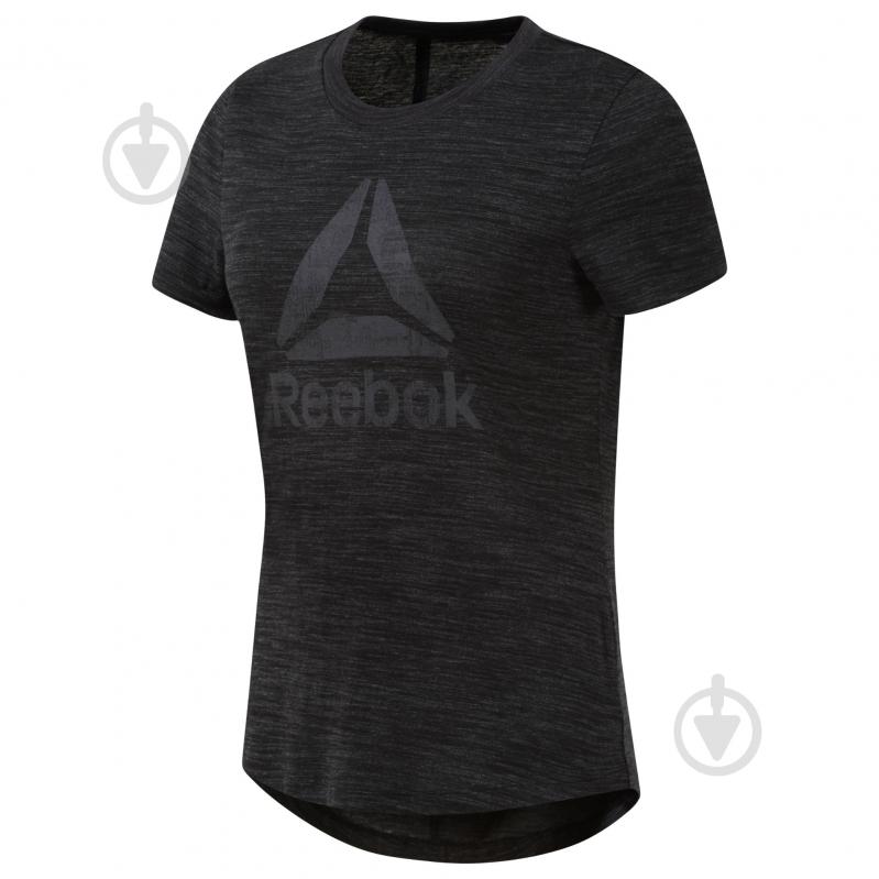 Футболка Reebok EL MARBLE LOGO TEE D95551 р.S черный - фото 3