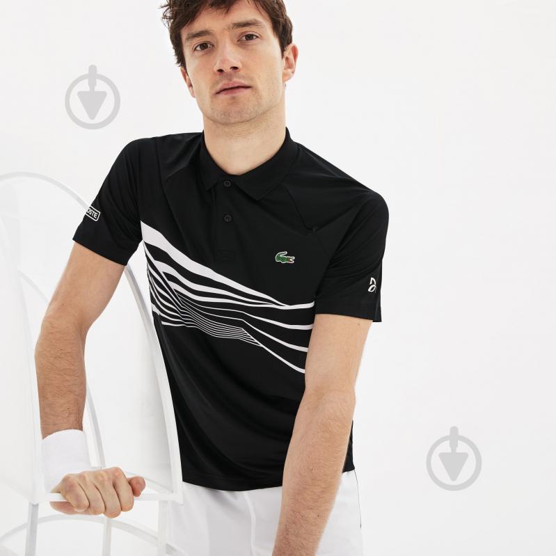 Поло Lacoste DH3387258 р.4 чорний - фото 5