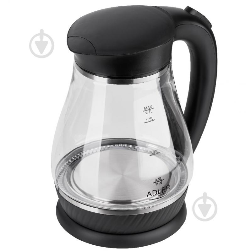 Электрочайник Adler AD 1274 black - фото 1 Электрочайник Adler AD 1274 black - фото 1