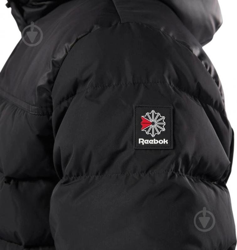 Пуховик Reebok F DOWN MID JACKET DH2144 р.M черный - фото 3