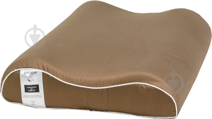 Подушка ортопедическая №6015 Delicate satin Cacao (2200003261158) MirSon 58x40x10,5 коричневый - фото 1