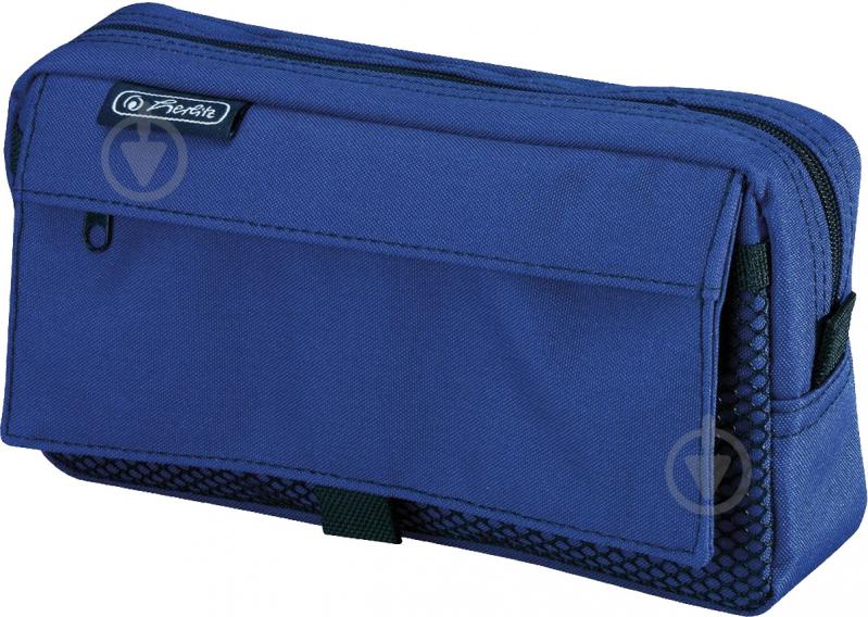 Пенал Pockets Blue 11415981 Herlitz синий - фото 1
