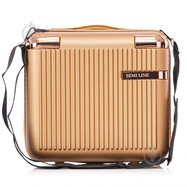 Б'юті-кейс SEMI LINE T5663-2 16 л 1035 Золотиста 16 л Gold (T5663-2) - фото 2 Б'юті-кейс SEMI LINE T5663-2 16 л 1035 Золотиста 16 л Gold (T5663-2) - фото 2