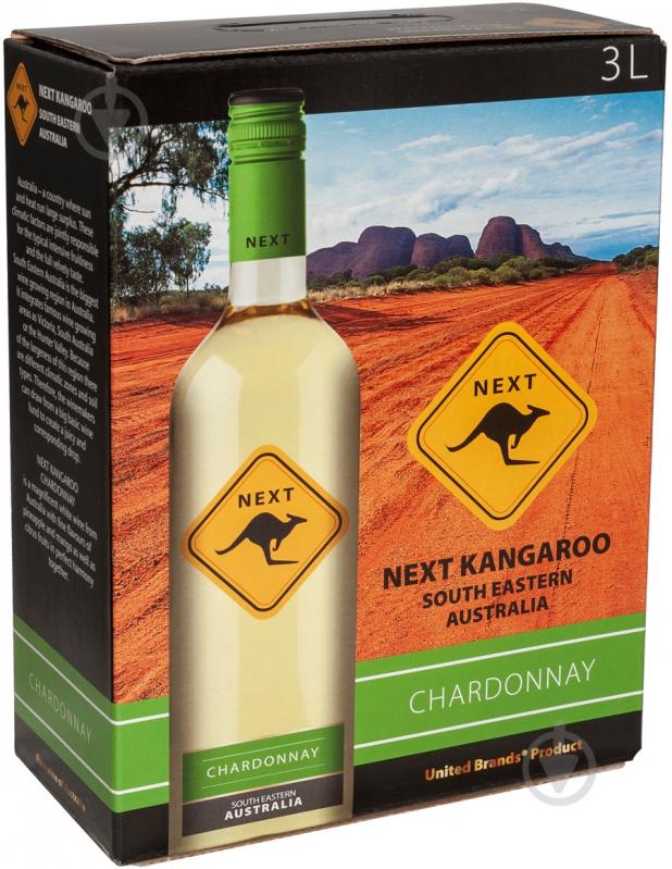 Вино Next Kangaroo Chardonnay белое сухое 12,5% 3 л - фото 1