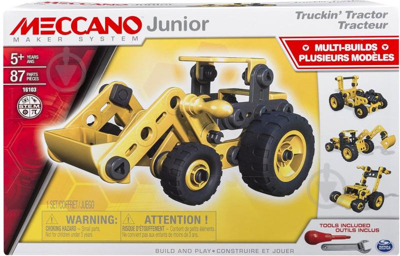 Конструктор Meccano Junior Трактор 6027019 - фото 5
