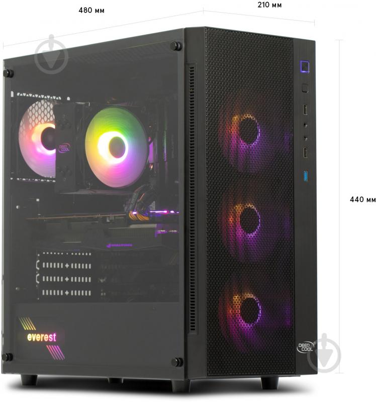 Компьютер Everest Game (9015_4201) black - фото 4