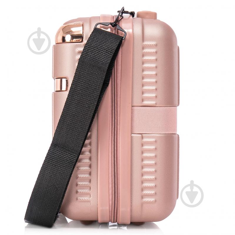 Б'юті-кейс SEMI LINE T5664-2 16 л золотисто-рожевий 16 л Rose (T5664-2) - фото 5 Б'юті-кейс SEMI LINE T5664-2 16 л золотисто-рожевий 16 л Rose (T5664-2) - фото 5