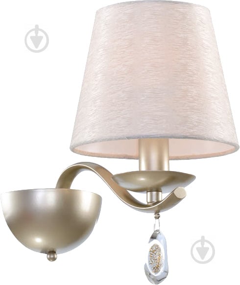 Бра Victoria Lighting Vanila/AP1 1x40 Вт E14 матовий нікель - фото 1