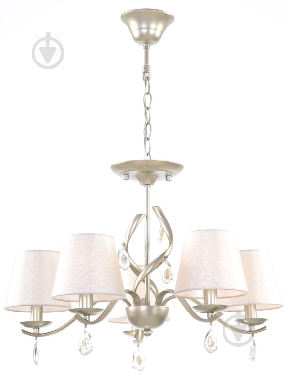 Люстра підвісна Victoria Lighting Vanila/SP5 5x40 Вт E14 кремовий - фото 1