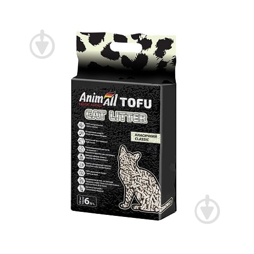 Наповнювач для котячого туалету AnimAll Tofu без аромату 2,6 кг (6 л) - фото 1