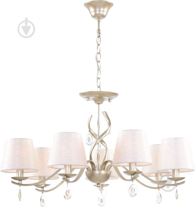 Люстра підвісна Victoria Lighting Vanila/SP7 7x40 Вт E14 матовий нікель - фото 1