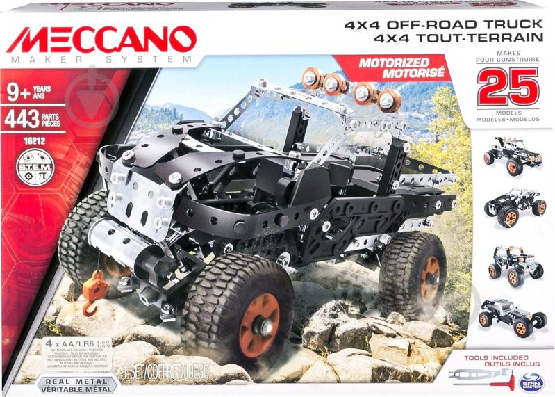 Конструктор Meccano 25 моделей авто 6028599 - фото 4