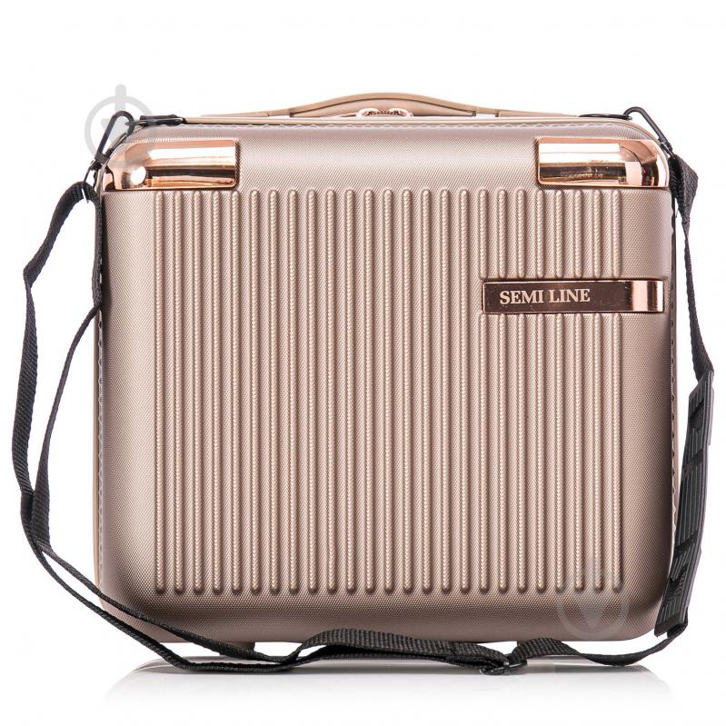 Б'юті-кейс SEMI LINE T5666-2 16 л шампанське 16 л(T5666-2) - фото 2 Б'юті-кейс SEMI LINE T5666-2 16 л шампанське 16 л(T5666-2) - фото 2