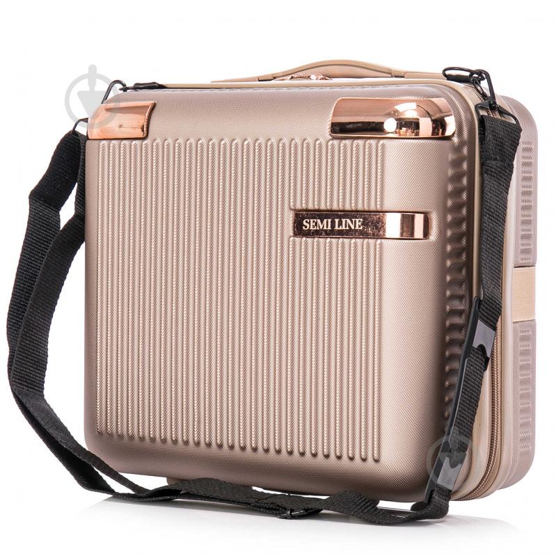 Б'юті-кейс SEMI LINE T5666-2 16 л шампанське 16 л(T5666-2) - фото 1 Б'юті-кейс SEMI LINE T5666-2 16 л шампанське 16 л(T5666-2) - фото 1