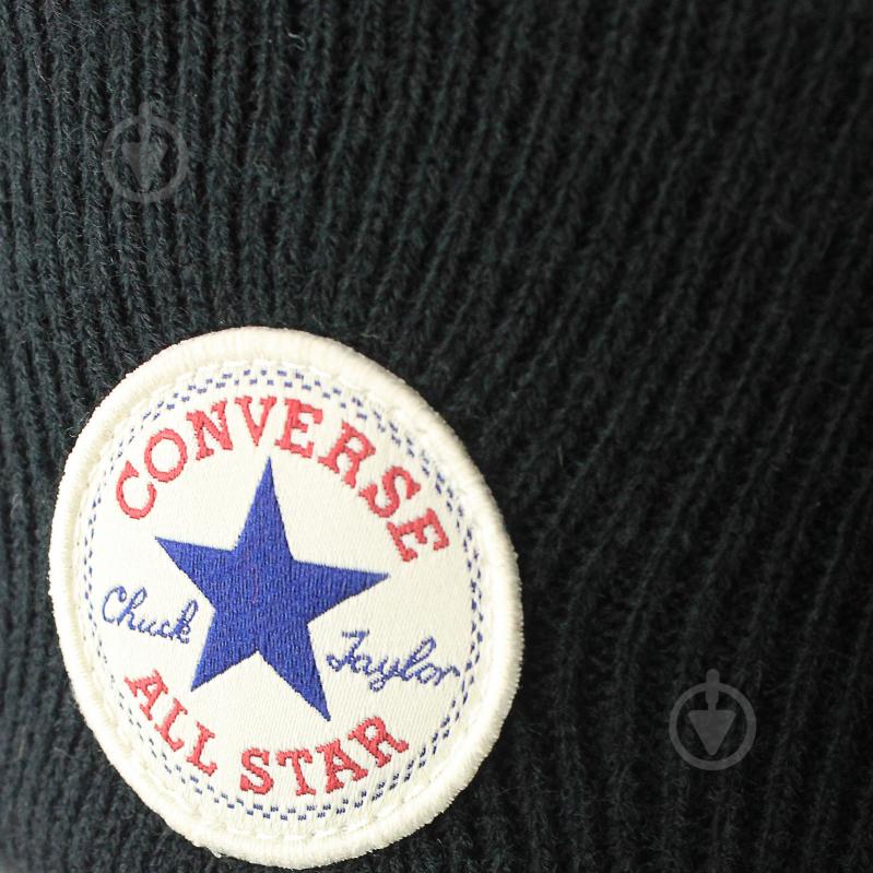 Шапка Converse Tall Cuff Watchcap Knit CON588-JXX р.one size чорний - фото 3