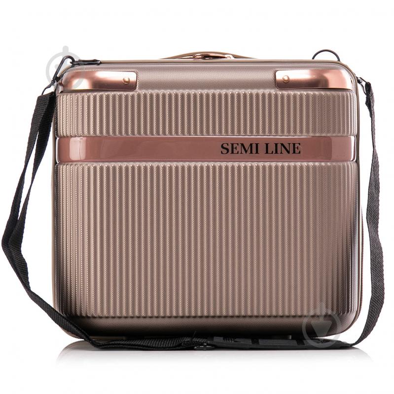 Б'юті-кейс SEMI LINE T5668-1 16 л шампань 16 л (T5668-1) - фото 2 Б'юті-кейс SEMI LINE T5668-1 16 л шампань 16 л (T5668-1) - фото 2