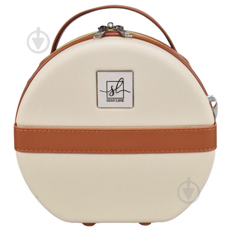 Б'юті-кейс SEMI LINE T5670-1 5 л бежево-коричневий 5 л Ecru/Brown (T5670-1) - фото 5 Б'юті-кейс SEMI LINE T5670-1 5 л бежево-коричневий 5 л Ecru/Brown (T5670-1) - фото 5