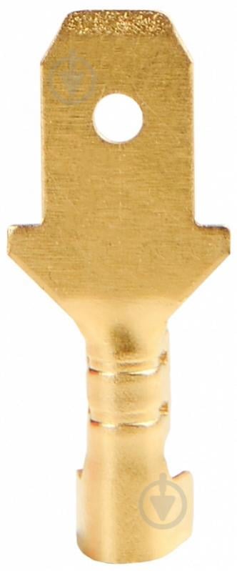 Наконечник АСКО-УКРЕМ без ізоляції розрізні (тато) DJ611 - 6,3 (100 шт.) золотий A0060170019 - фото 2 Наконечник АСКО-УКРЕМ без ізоляції розрізні (тато) DJ611 - 6,3 (100 шт.) золотий A0060170019 - фото 2