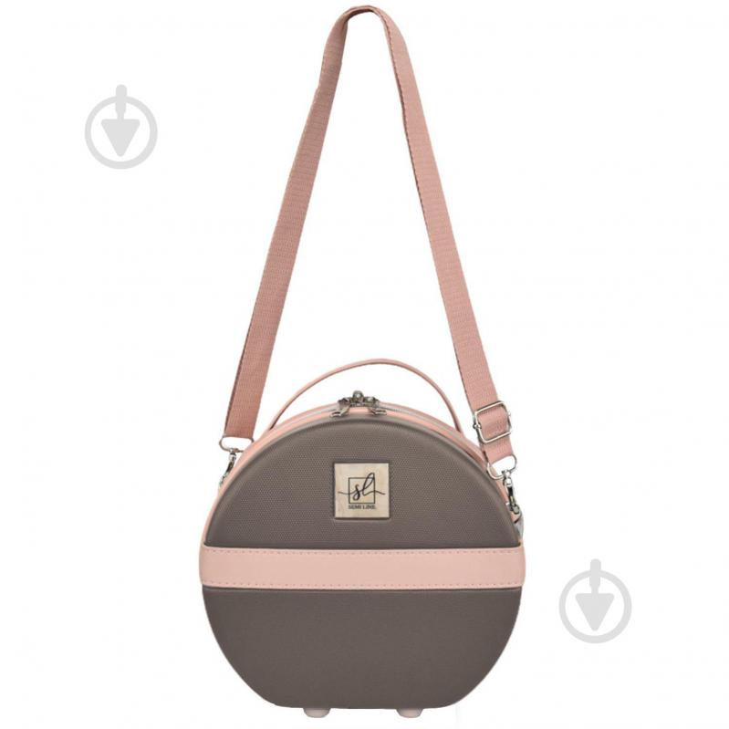 Б'юті-кейс SEMI LINE T5673-1 5 л коричнево-рожевий 5 л Brown/Pink Cream (T5673-1) - фото 5 Б'юті-кейс SEMI LINE T5673-1 5 л коричнево-рожевий 5 л Brown/Pink Cream (T5673-1) - фото 5