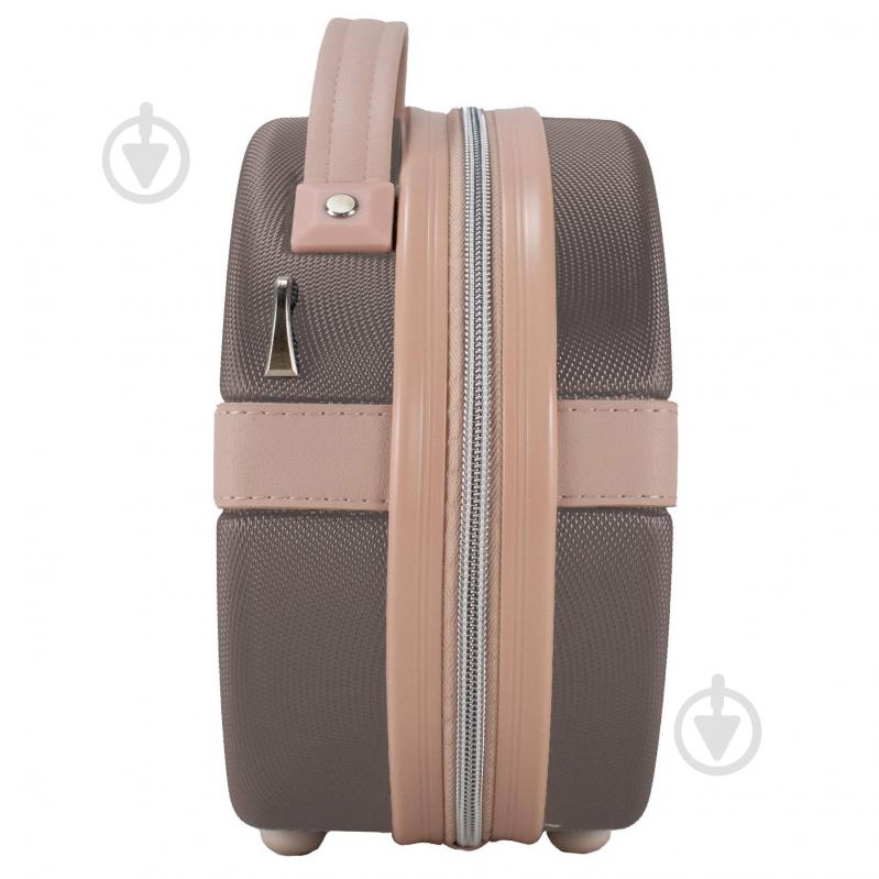 Б'юті-кейс SEMI LINE T5673-1 5 л коричнево-рожевий 5 л Brown/Pink Cream (T5673-1) - фото 6 Б'юті-кейс SEMI LINE T5673-1 5 л коричнево-рожевий 5 л Brown/Pink Cream (T5673-1) - фото 6