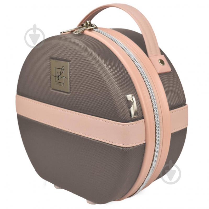 Б'юті-кейс SEMI LINE T5673-1 5 л коричнево-рожевий 5 л Brown/Pink Cream (T5673-1) - фото 1 Б'юті-кейс SEMI LINE T5673-1 5 л коричнево-рожевий 5 л Brown/Pink Cream (T5673-1) - фото 1