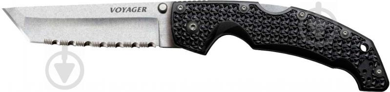 Ніж Cold Steel Voyager LG. Tanto Point Serrated 1260.10.27 - фото 1