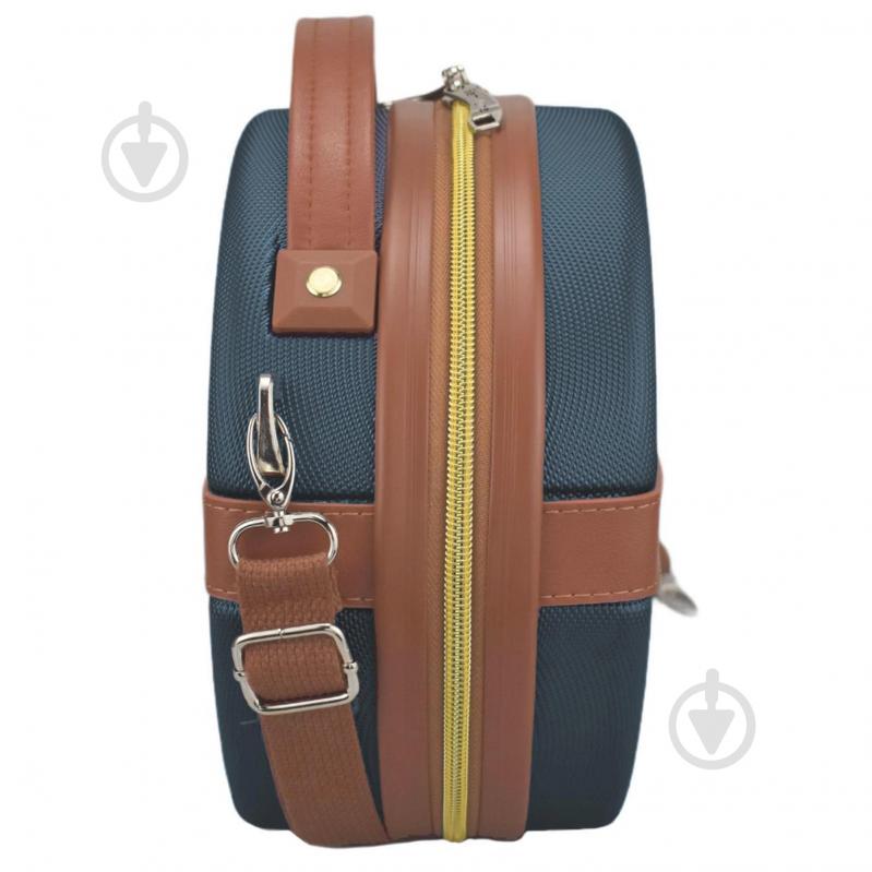 Б'юті-кейс SEMI LINE T5672-1 5 л коричневий із синім 5 л B лue/Brown (T5672-1) - фото 8 Б'юті-кейс SEMI LINE T5672-1 5 л коричневий із синім 5 л B лue/Brown (T5672-1) - фото 8