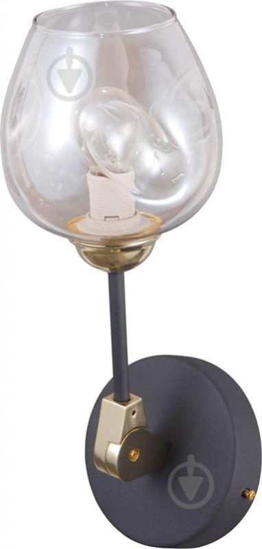 Бра Victoria Lighting Azoria/AP1 1x40 Вт E14 бронза/черный - фото 1