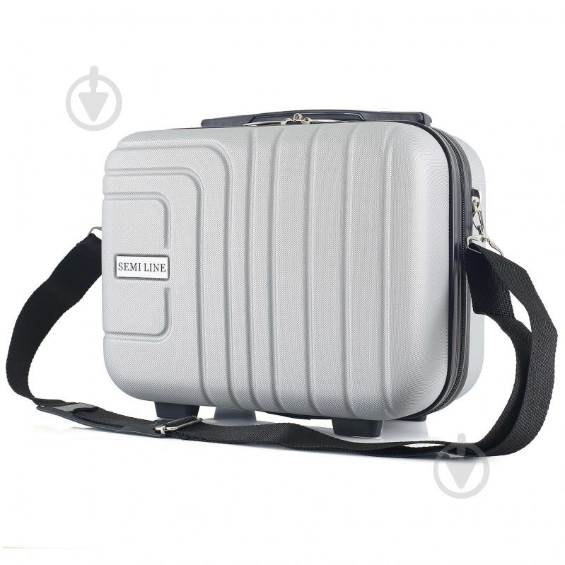Б'юті-кейс SEMI LINE T5762-1 15 л 671 Світло-сіра 18 Light Grey (T5762-1) - фото 1 Б'юті-кейс SEMI LINE T5762-1 15 л 671 Світло-сіра 18 Light Grey (T5762-1) - фото 1