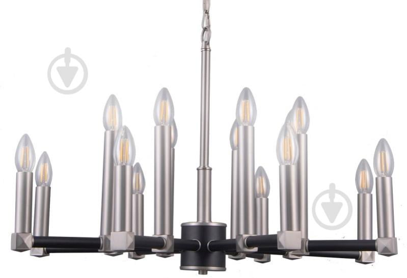 Люстра Victoria Lighting Candle SP16 10x40 Вт E14 сатин - фото 1