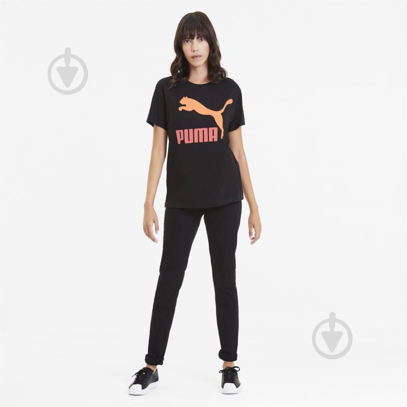 Футболка Puma Classics Logo Tee 59551491 р.L черный - фото 5