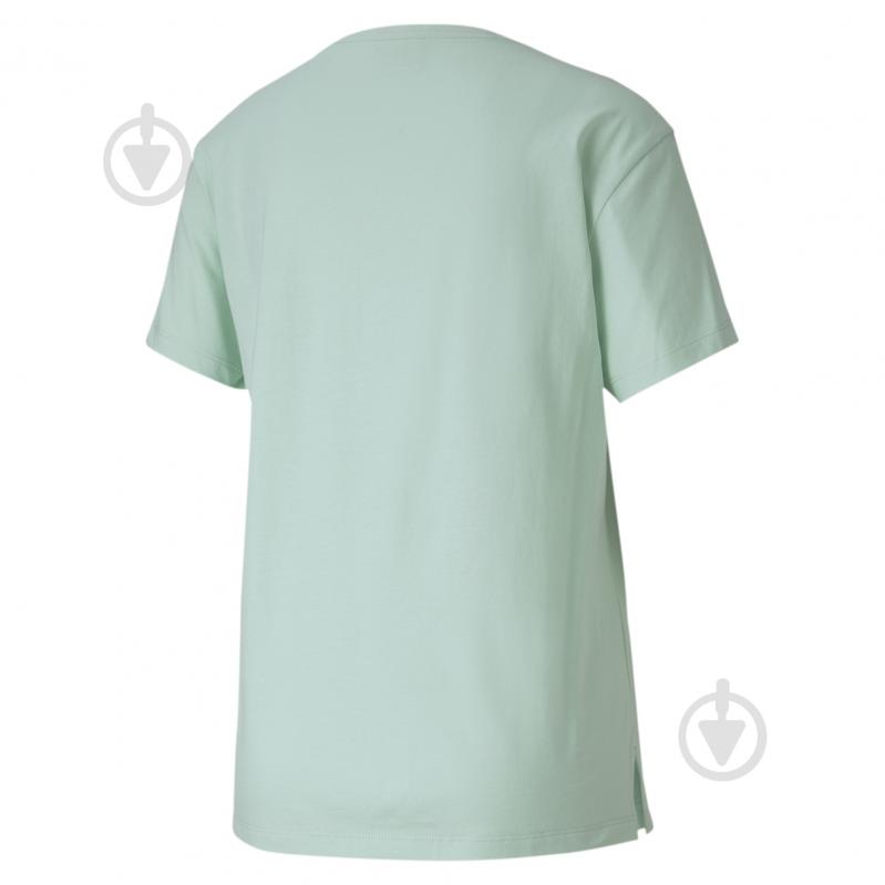 Футболка Puma Classics Logo Tee 59551494 р.M зеленый - фото 3