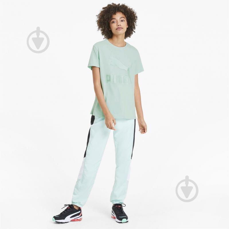 Футболка Puma Classics Logo Tee 59551494 р.M зеленый - фото 5