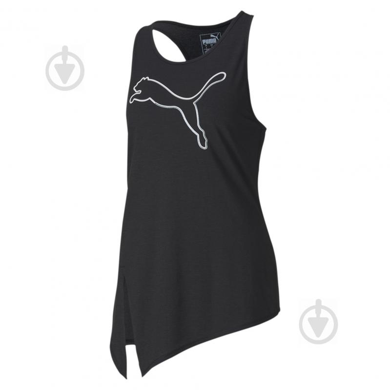 Майка Puma Logo Tie Tank 51893801 р.XS черный - фото 2