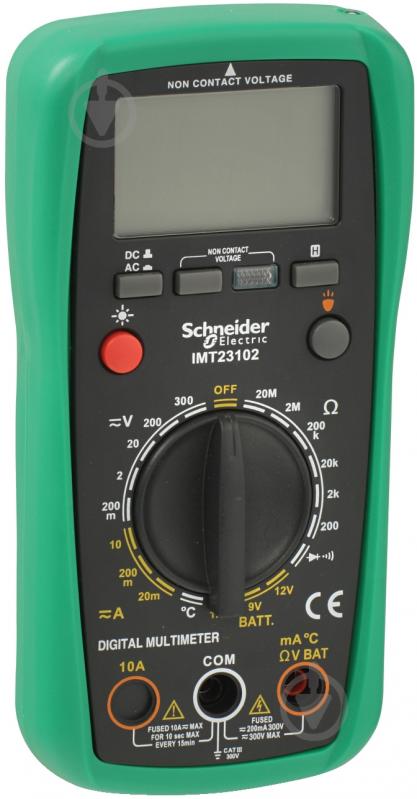 Мультиметр цифровий Schneider Electric сat III 300V - фото 1