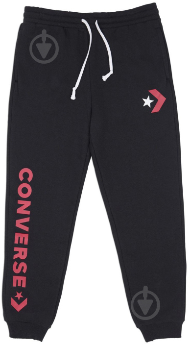 Штани Converse Star_Chevron_Graphic_Jogger_Slim_Fit 10007746-001 р. S чорний - фото 1