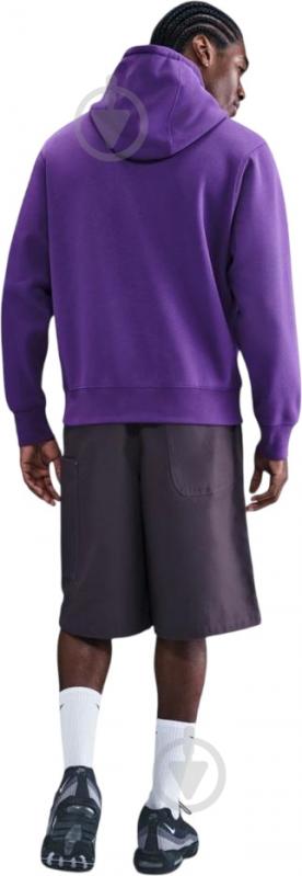 Джемпер Nike M NK Club BB PO Hoodie FN3859-507 р.M фіолетовий - фото 4
