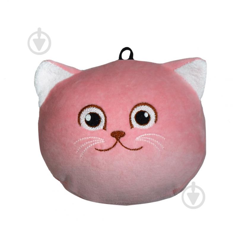 Подушка декоративная Котик 14x18 см розовый Ярослав - фото 1 Подушка декоративная Котик 14x18 см розовый Ярослав - фото 1
